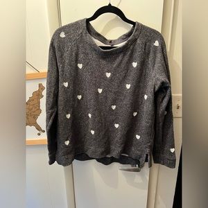 Lou and grey heart sweatshirt & sweatpants medium